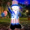 4 Ft Patriotic Independence Day Inflatable Uncle Sam Holding American Flag